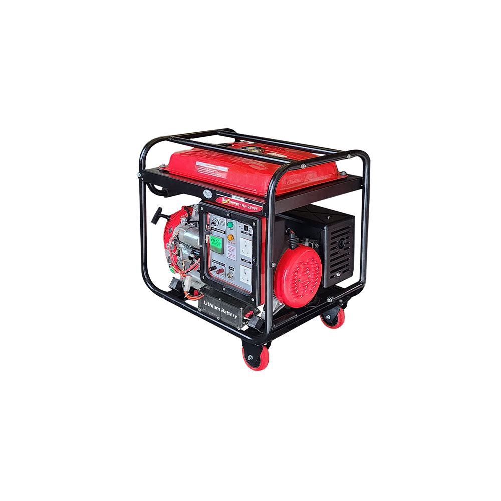 7 KVA Portable Generator, Petrol Run, Model HP-9500E, Recoil & Self Start
